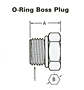 O-Ring Boss Plug
